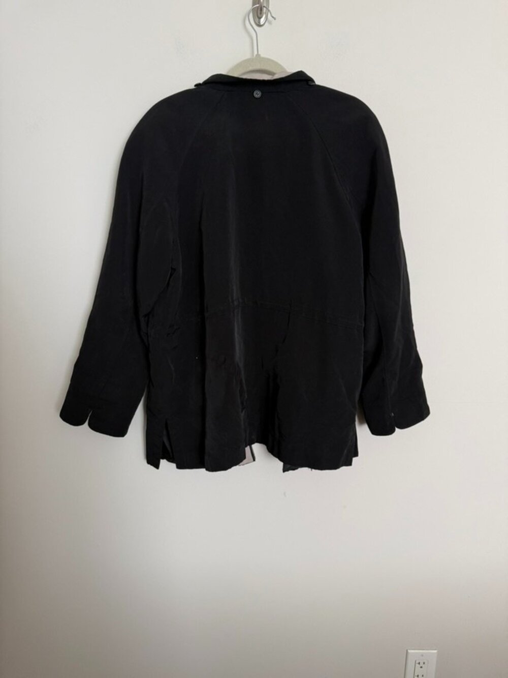 Jones New York Sport Black Lightweight Zip Jacket XL Classic Travel Coat - Picture 10 of 11